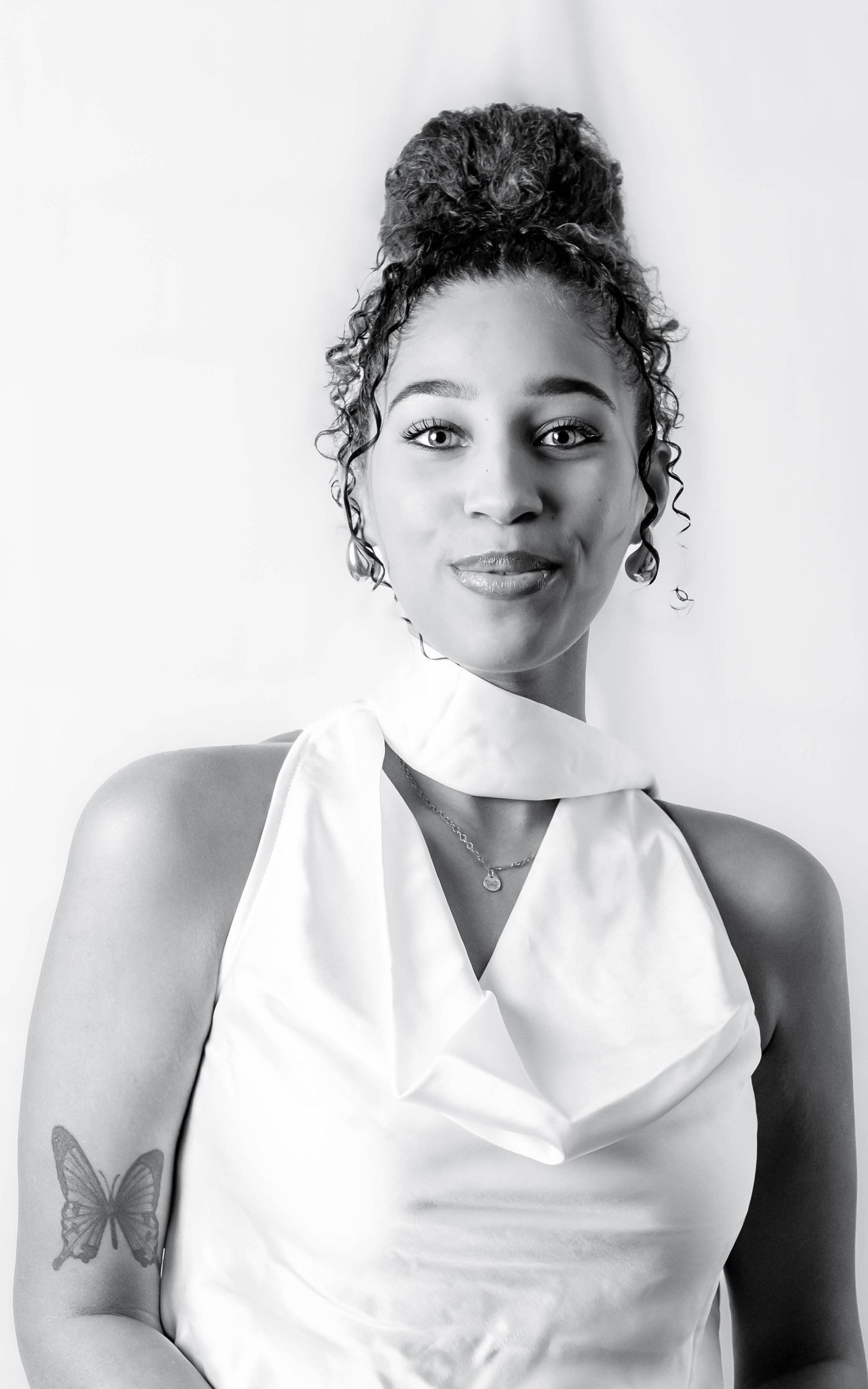Studio headshot photographed in Baton Rouge using professional studio lighting with a clean, polished look