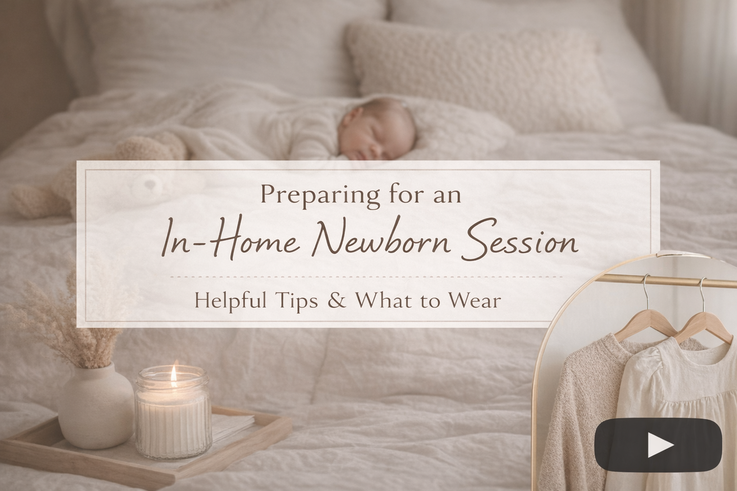 Cozy neutral-toned bedroom interior with soft textiles and natural light streaming through sheer curtains.
