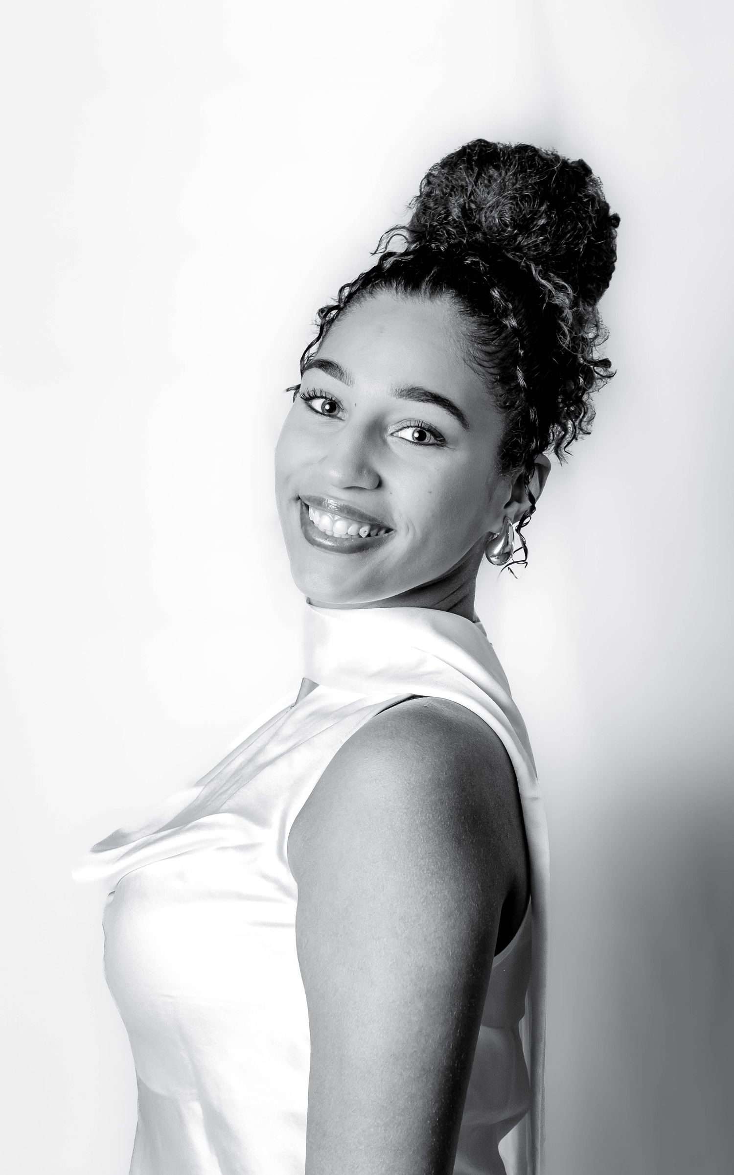 Studio headshot photographed in Baton Rouge using professional studio lighting with a clean, polished look