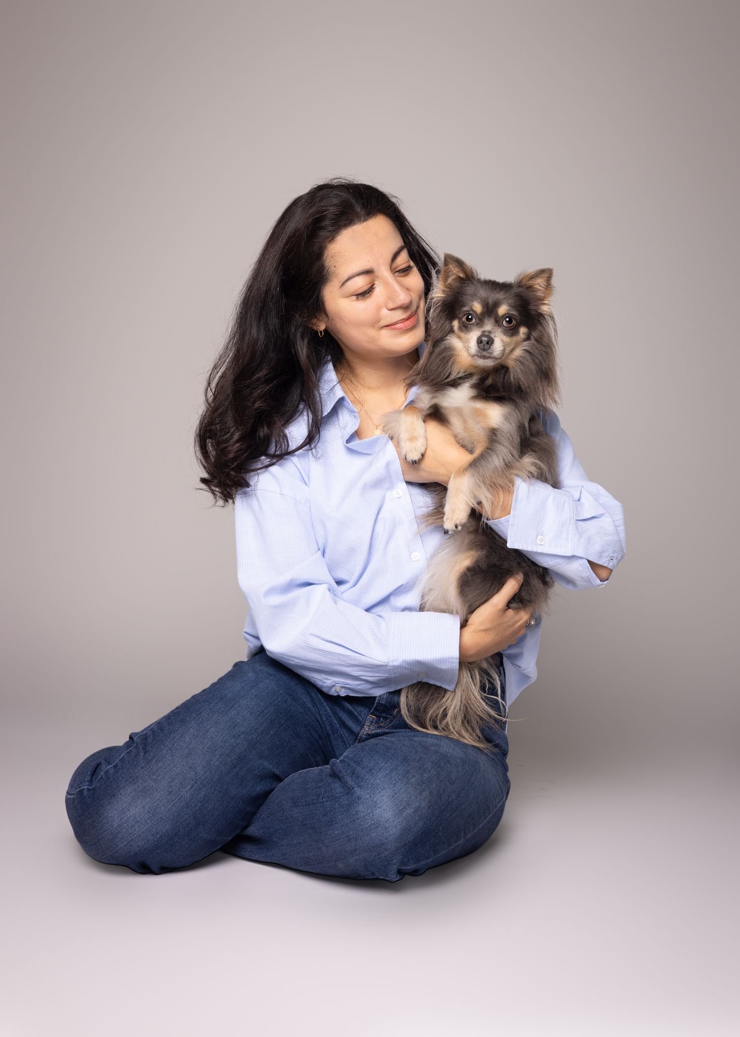 eigenaar en hond fotograferen