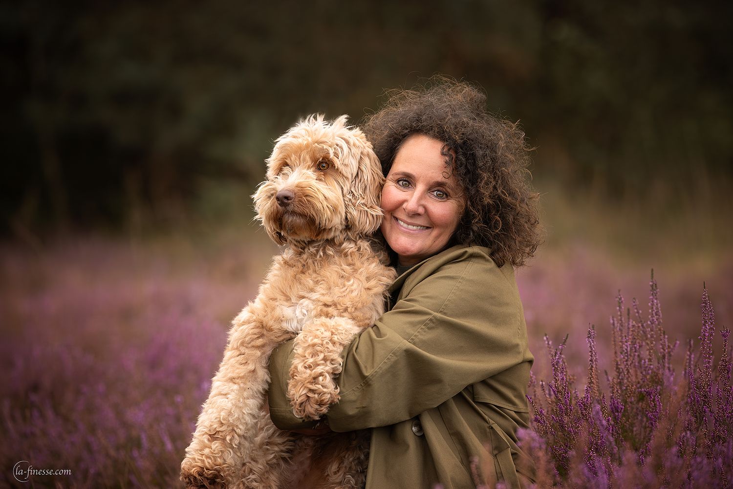 hond met eigenaar fotograferen