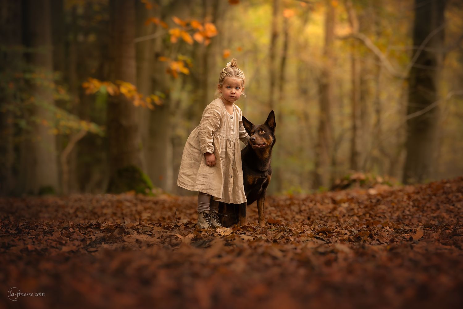 hond met kinder