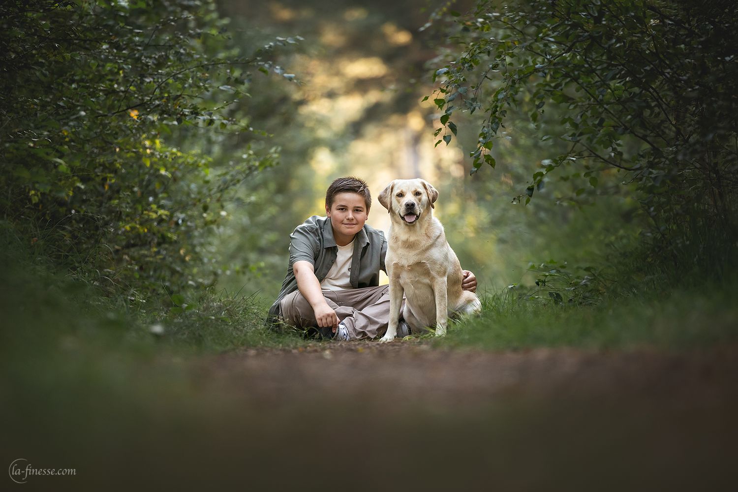 hond met kind
