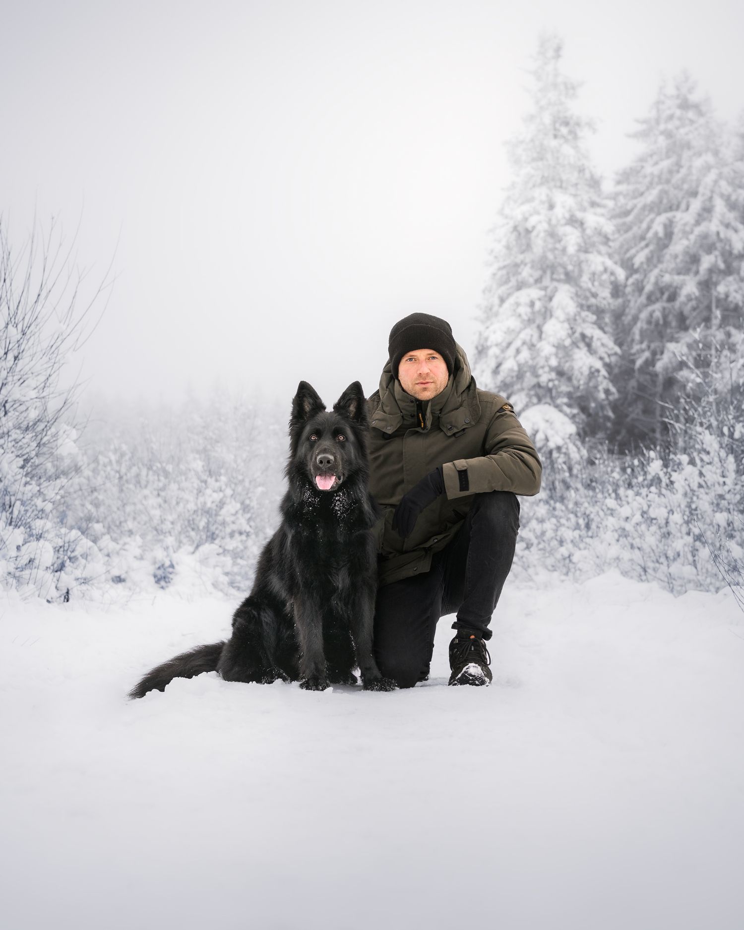 hond met eigenaar fotograferen