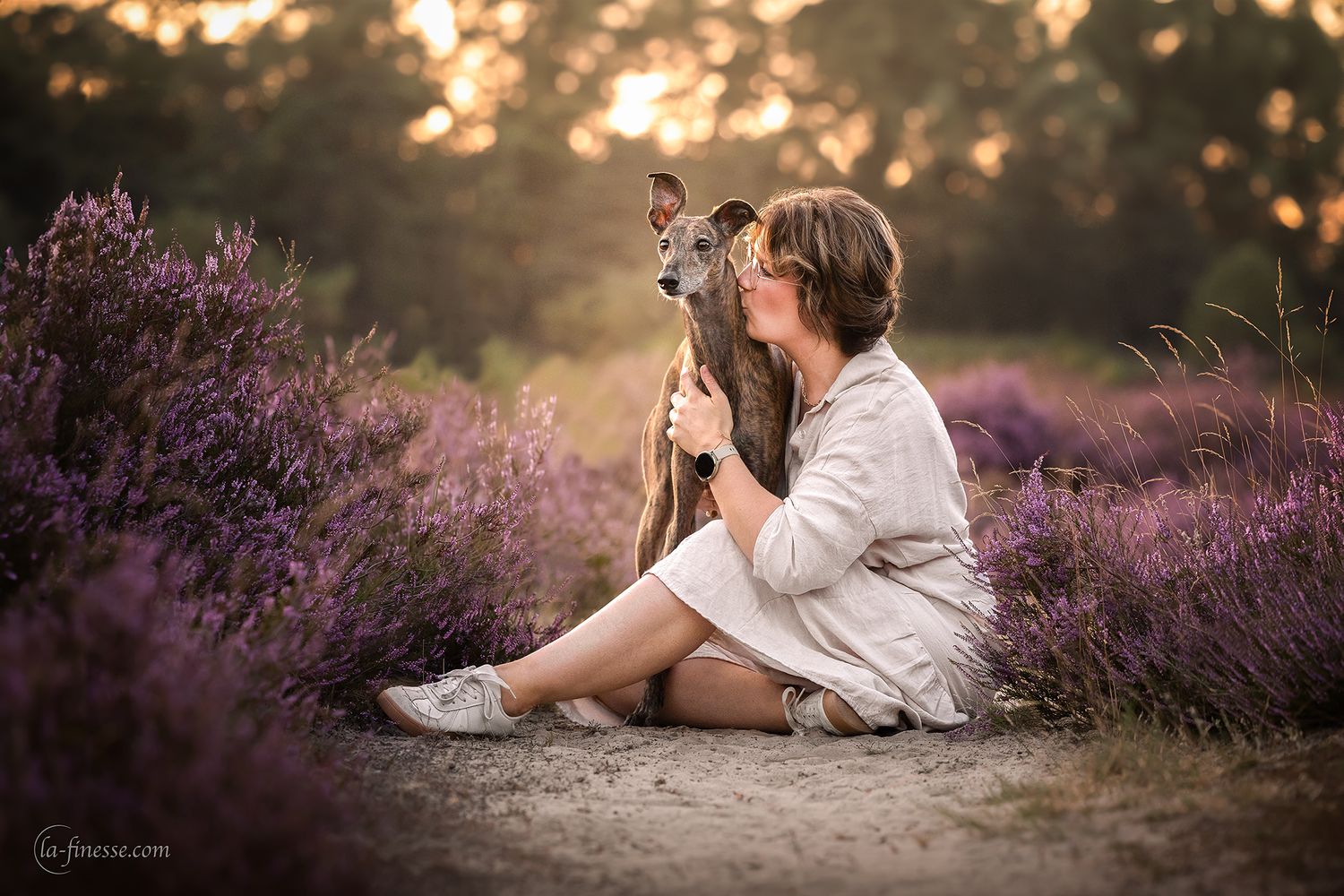 hond met eigenaar fotograferen