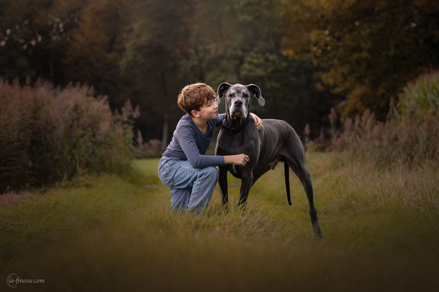 hond met kind