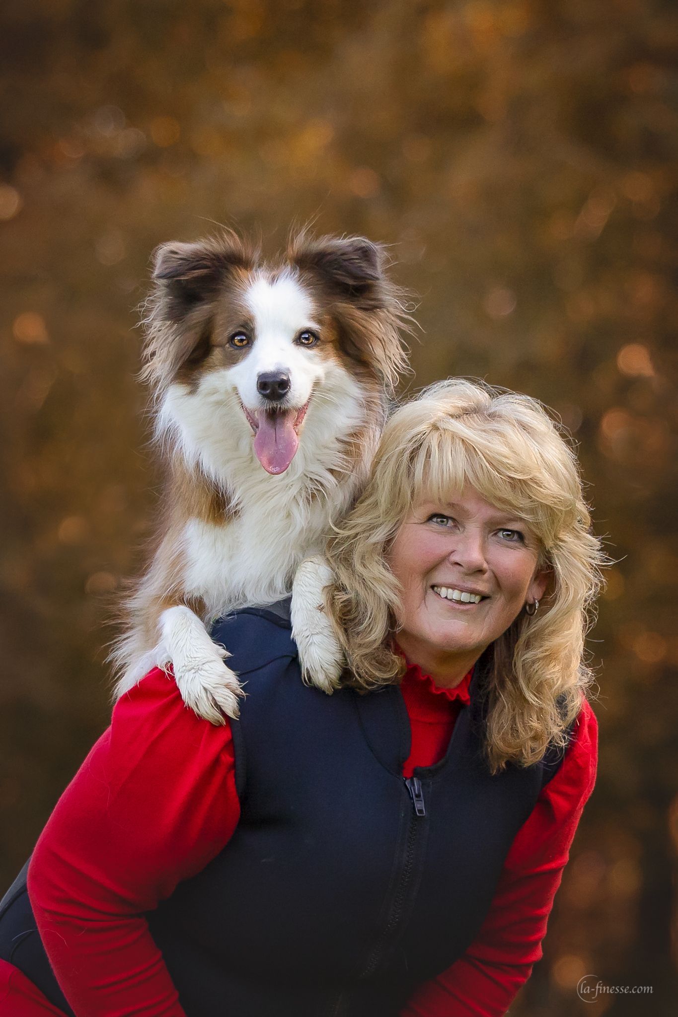 hond met eigenaar fotograferen