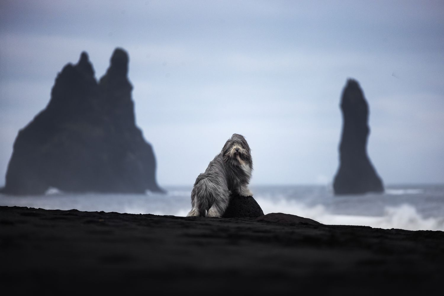 black beach