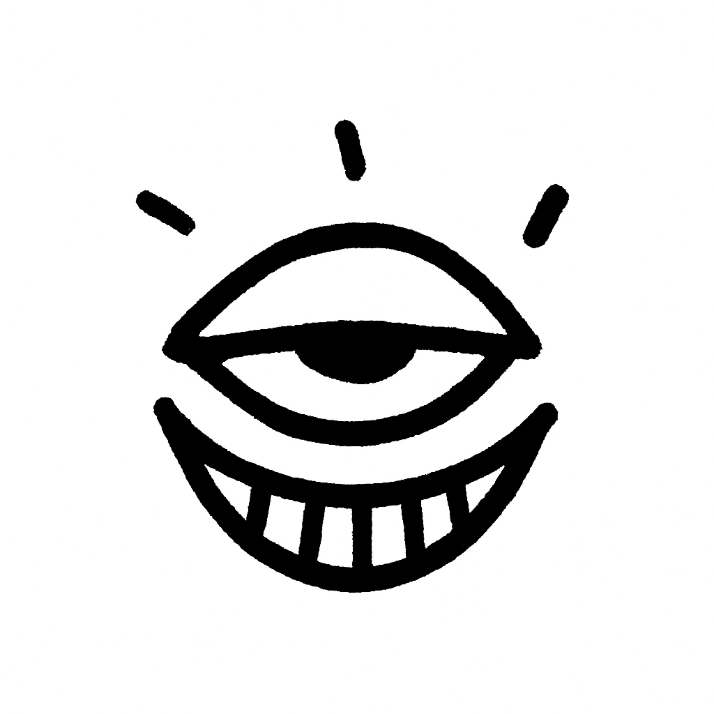 Simple line drawing of various cartoon eye expressions showing different emotions and styles.
