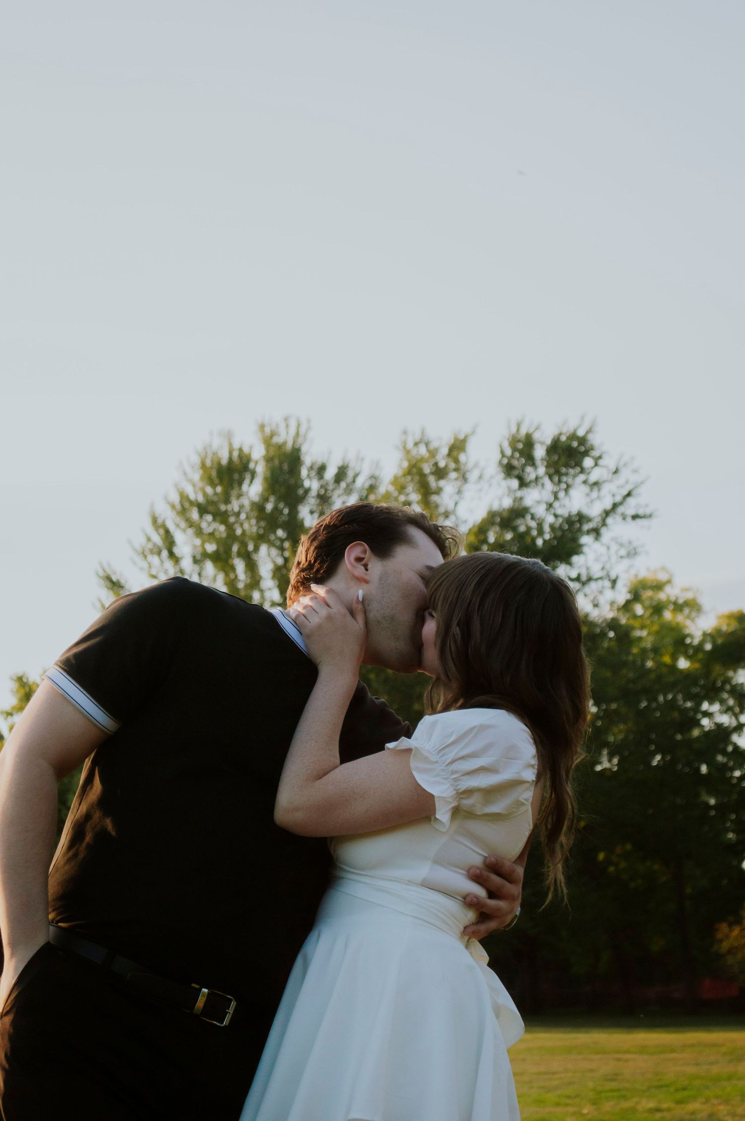 Romantic photography session capturing authentic connection.