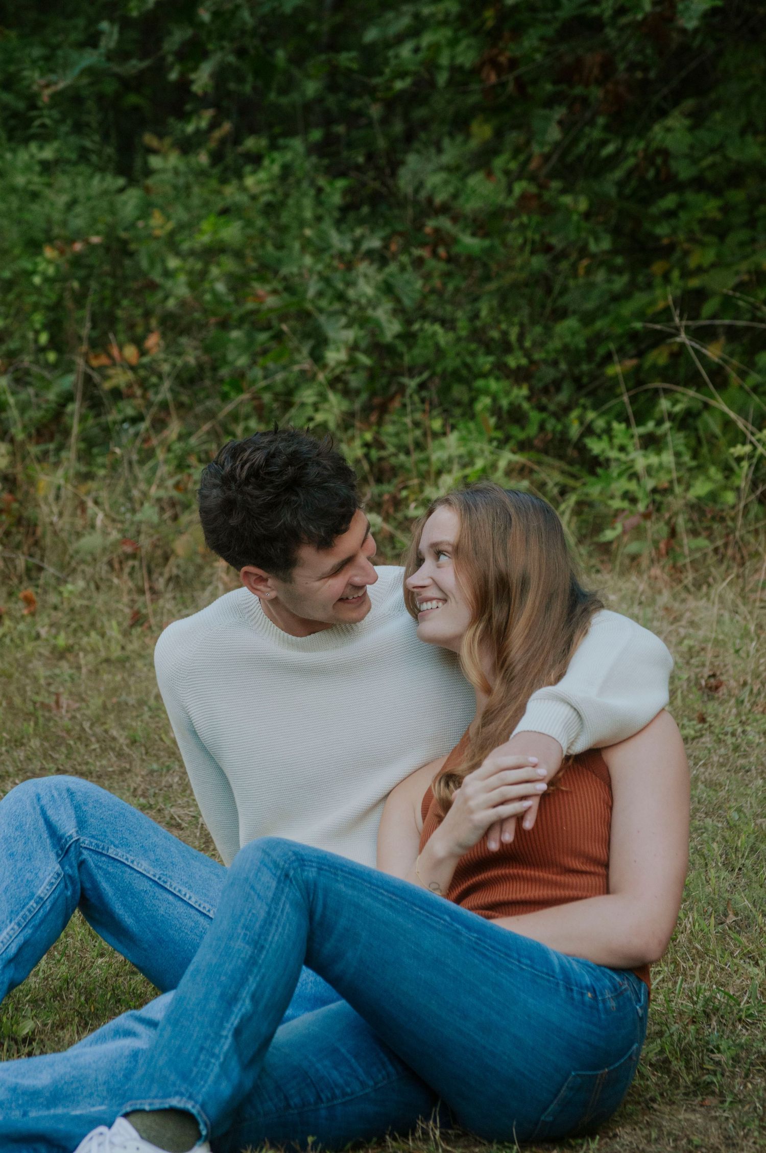 Romantic photography session capturing authentic connection.