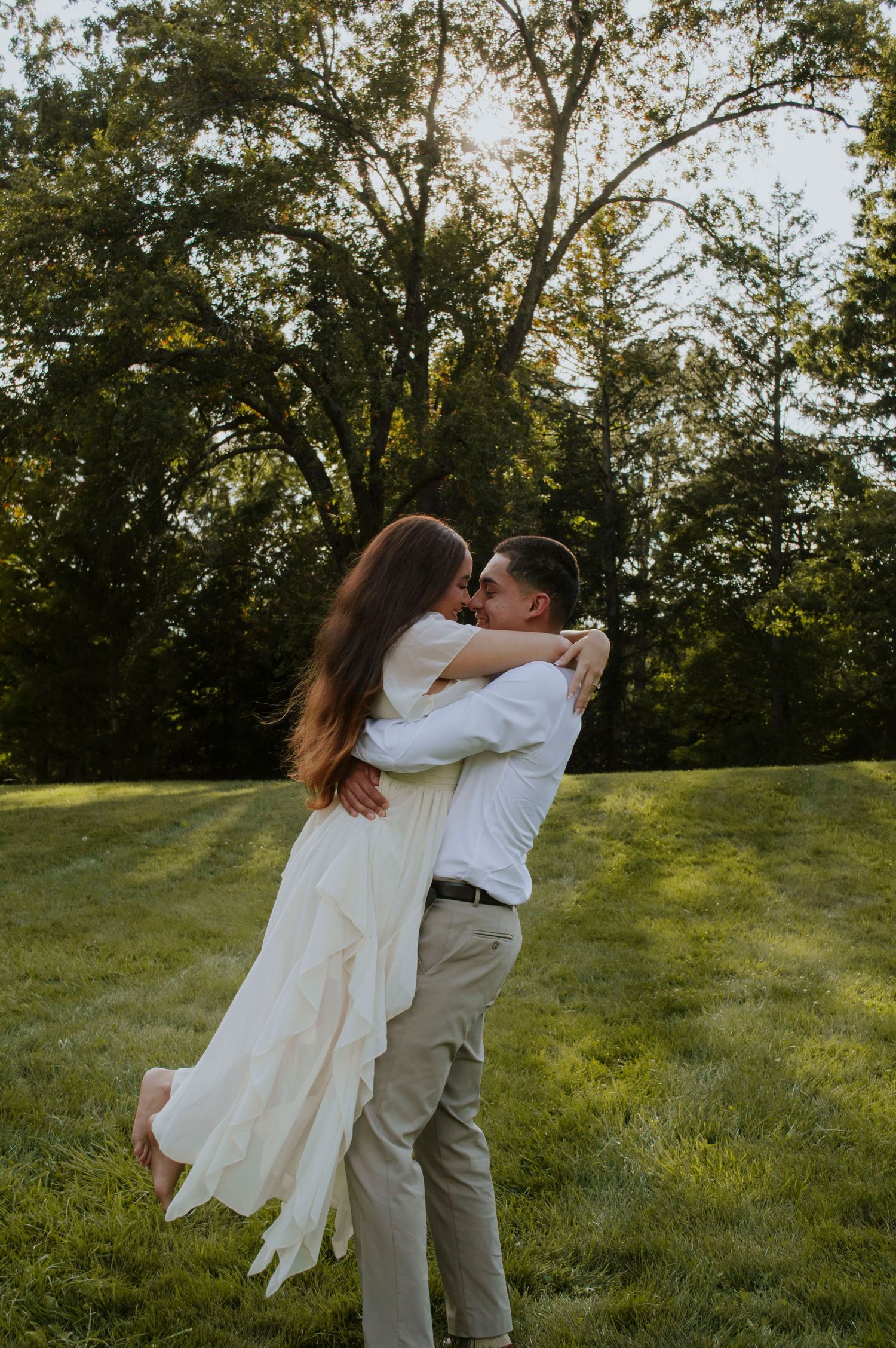 Romantic photography session capturing authentic connection.