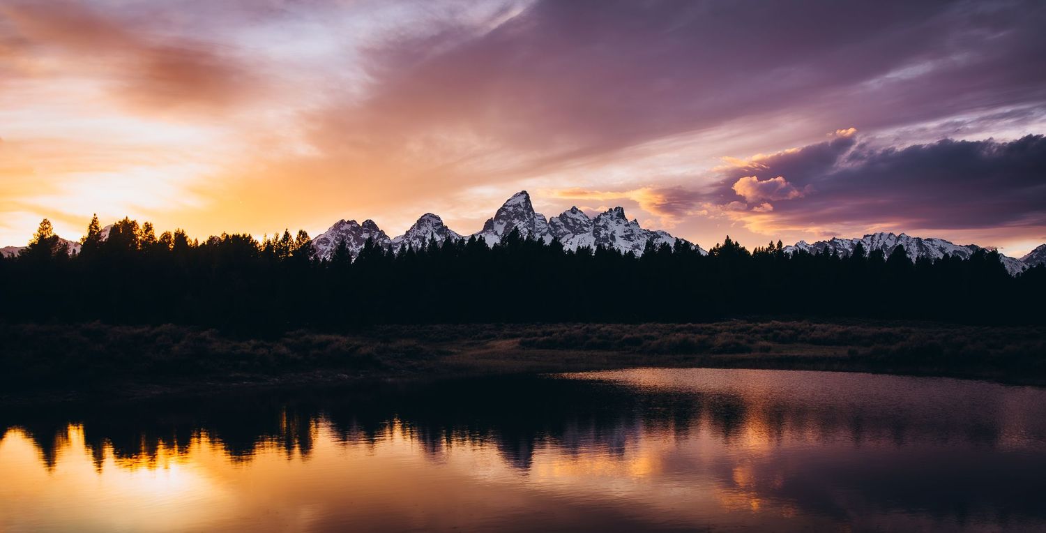 Christi Shay Fine Art Photography The Quiet West Grand Teton National National Park Sunset