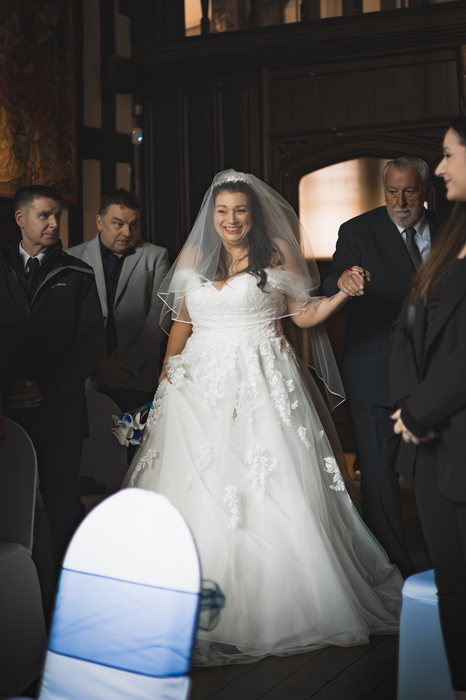 Bride aisle walk