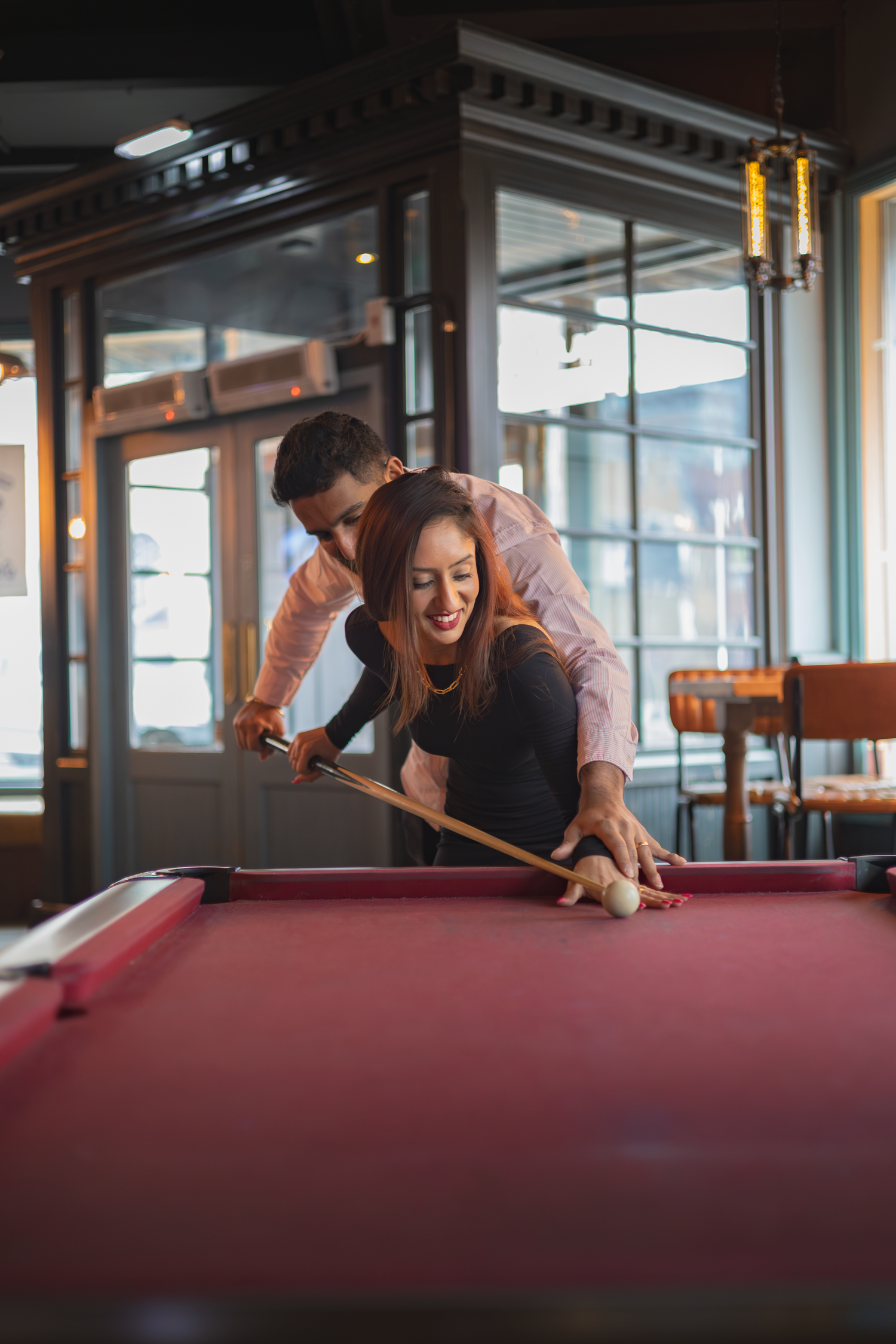 pool, couple photoshoot