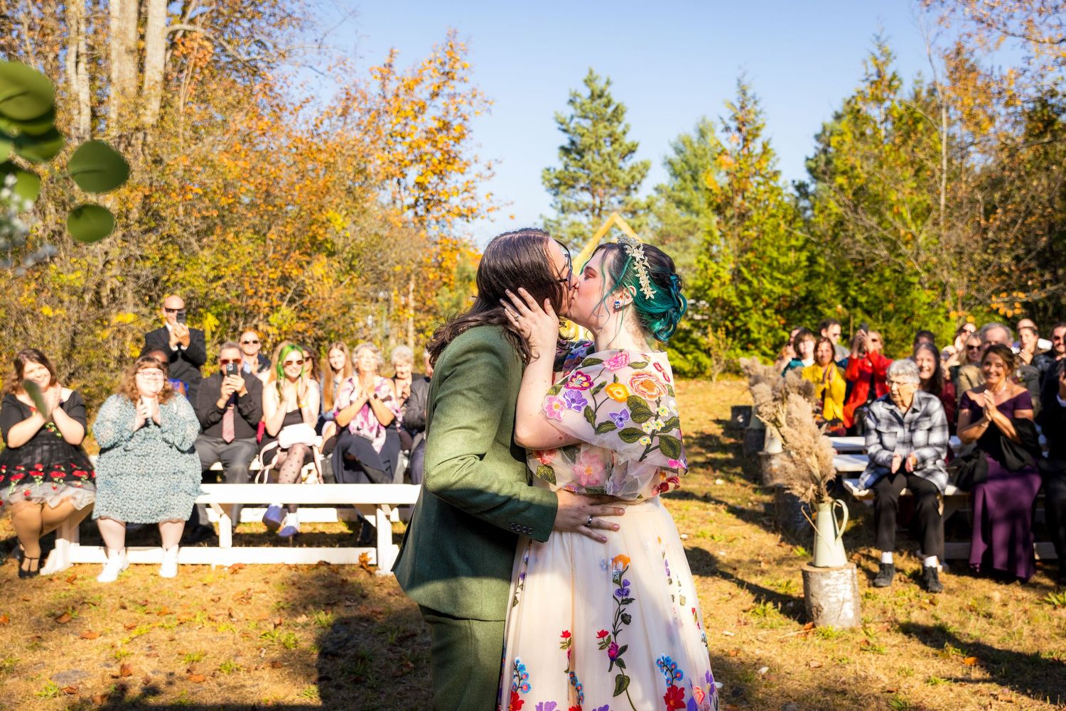 Bride and Groom getting married at the lovely Chateau Mille Fleurs Wedding & Event Venue Merrickville Ontario Tim Gowling Photography