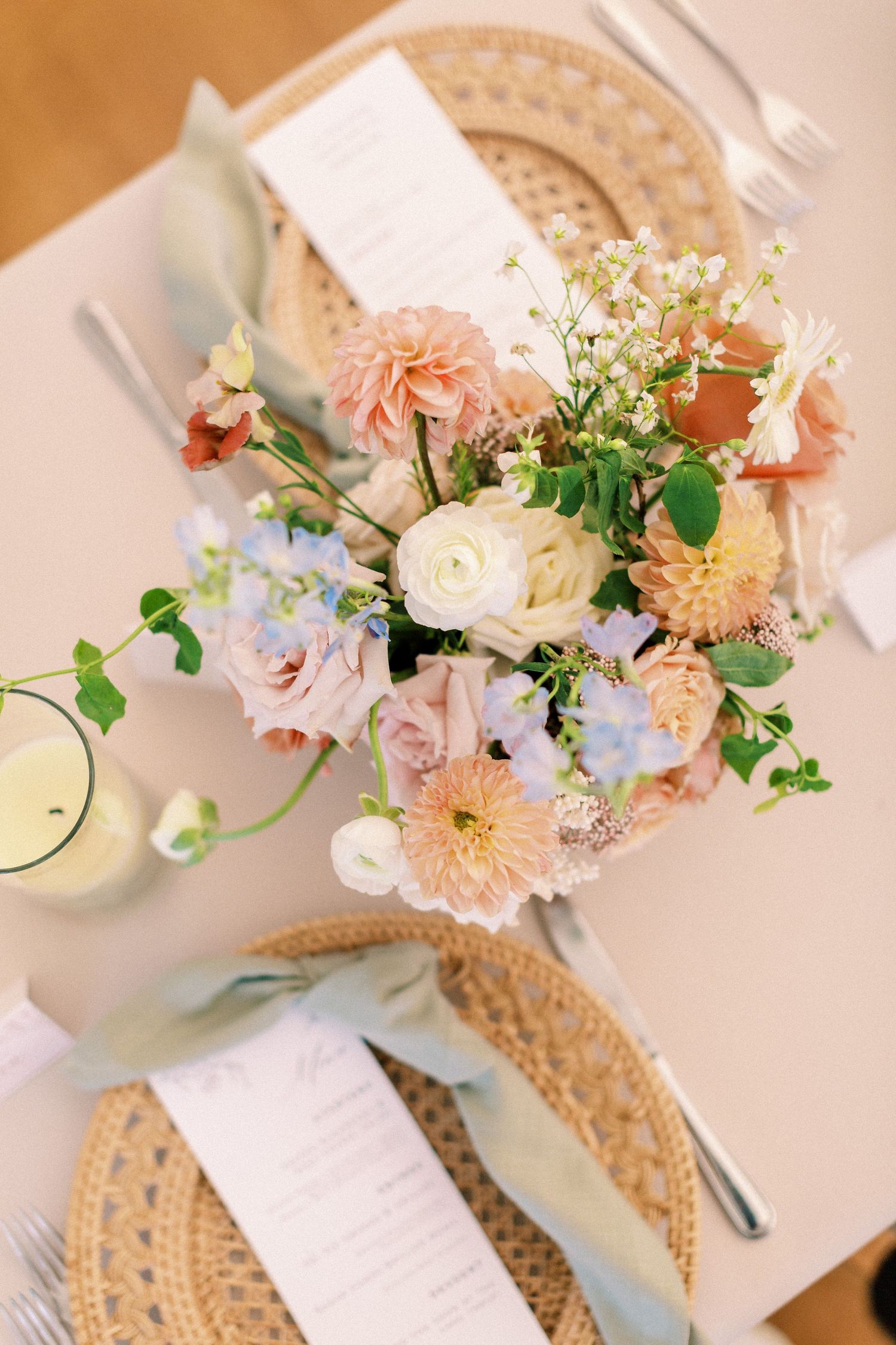 Table design by Open Road Florals at The Gage Hotel