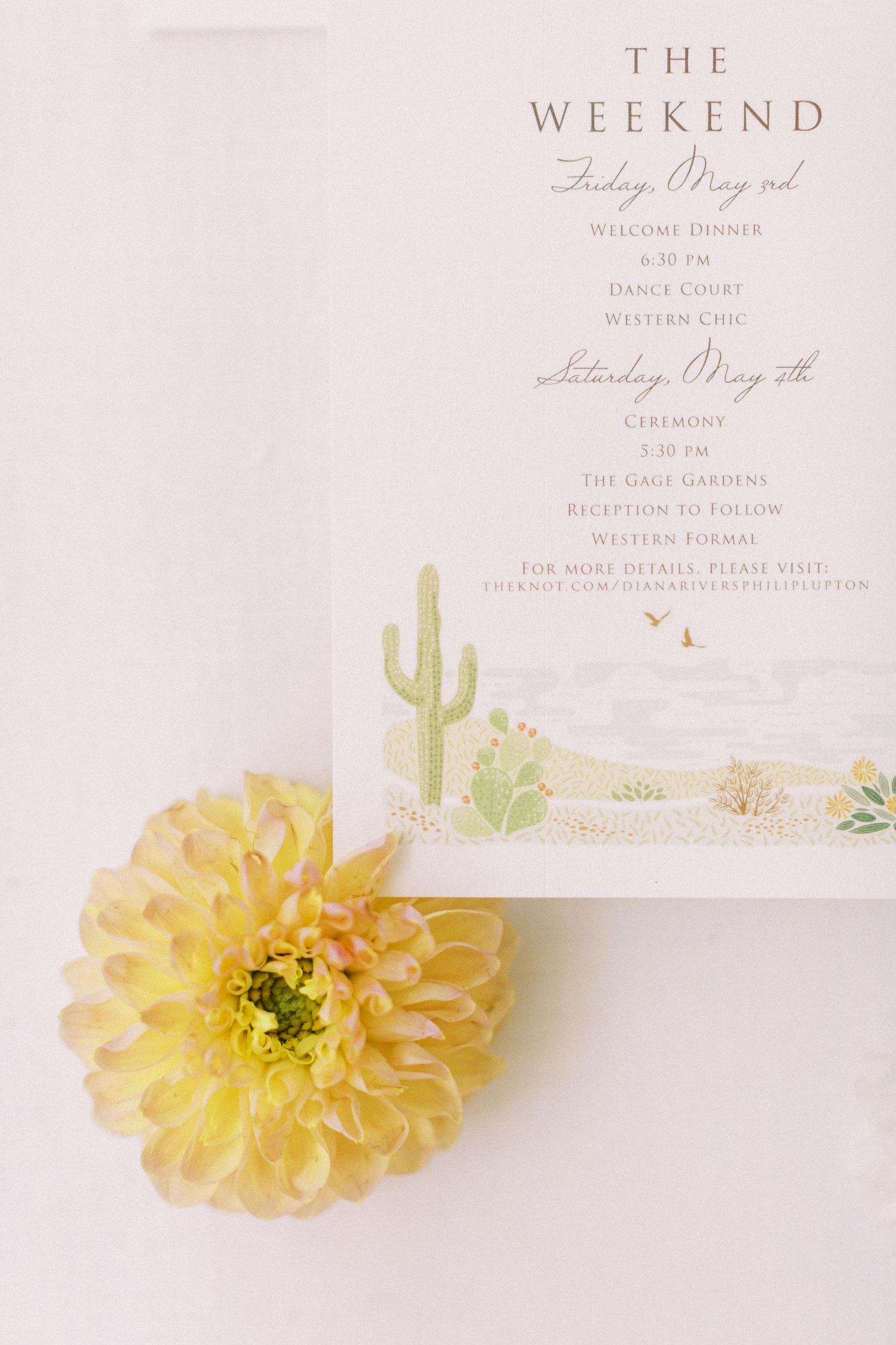 Wedding invitation