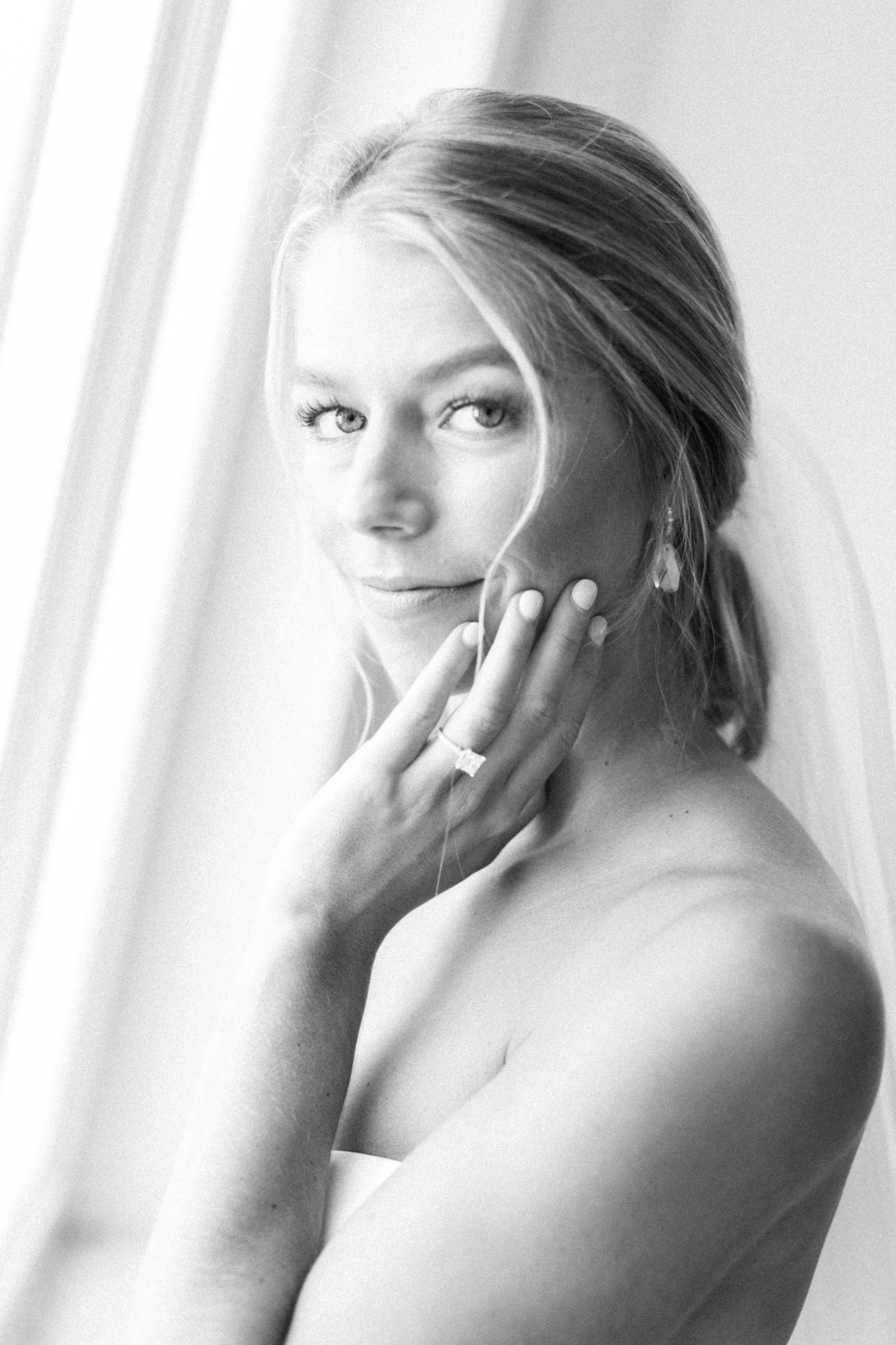 Luxury bridal portrait