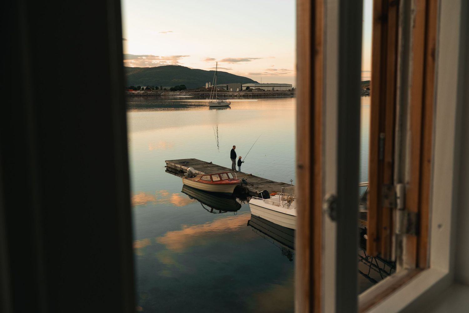 finestra sulle lofoten in norvegia
