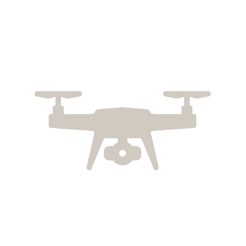 Pictogramme d’un drone couleur gris clair