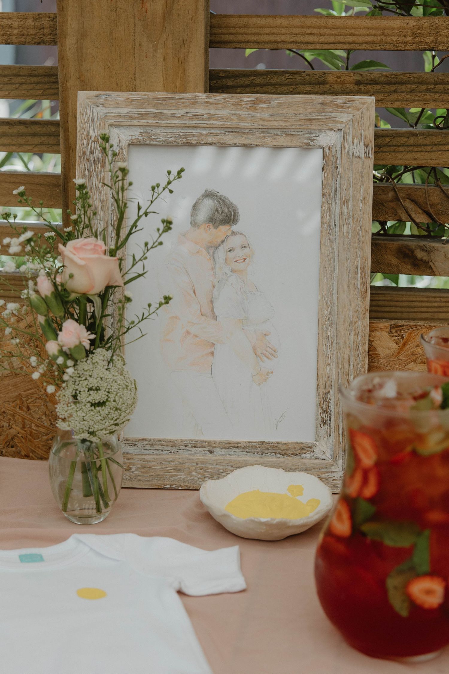 Baby shower details captured by event photographer in Jeffreys Bay