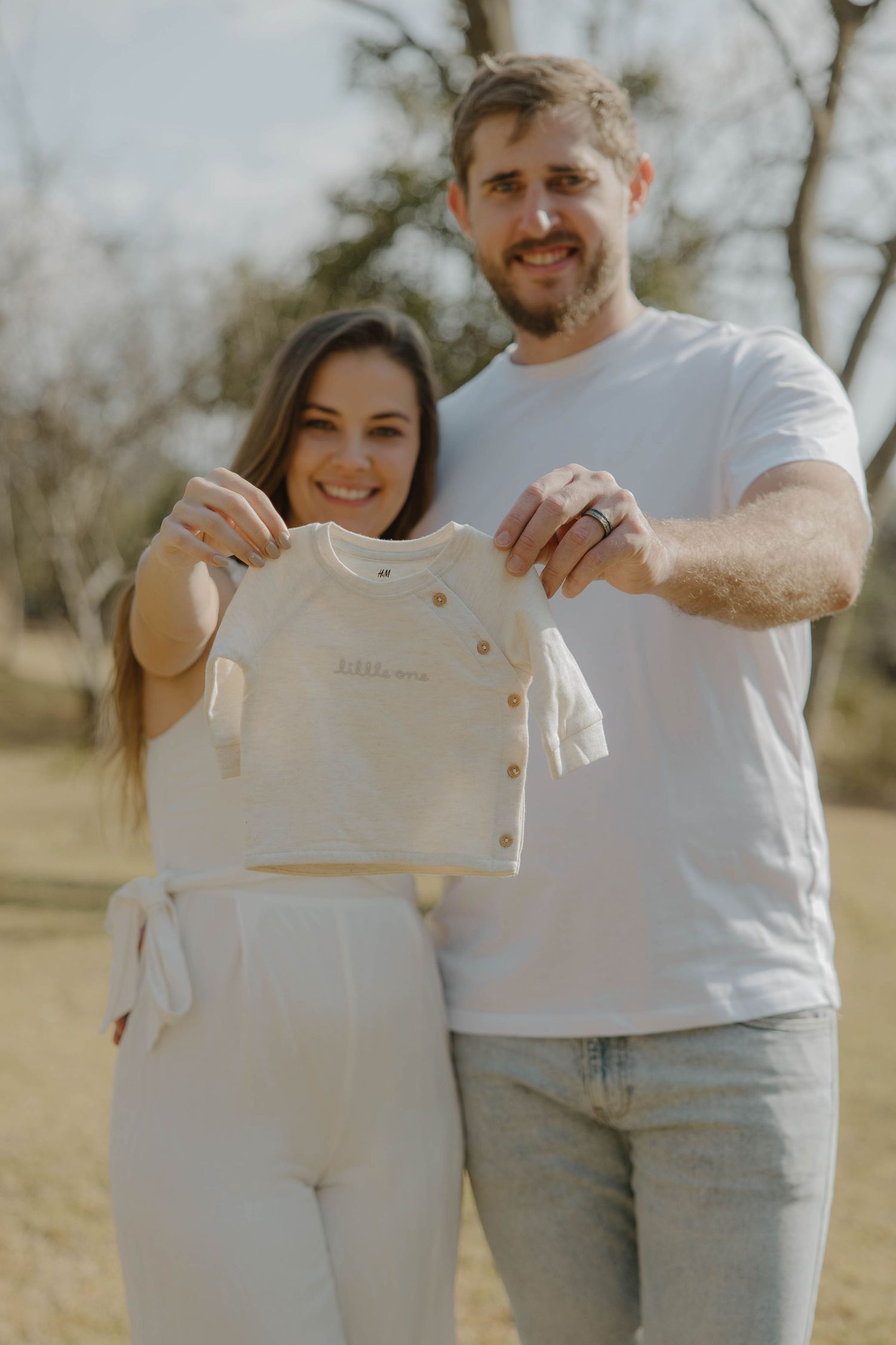 Pregnancy reveal photoshoot