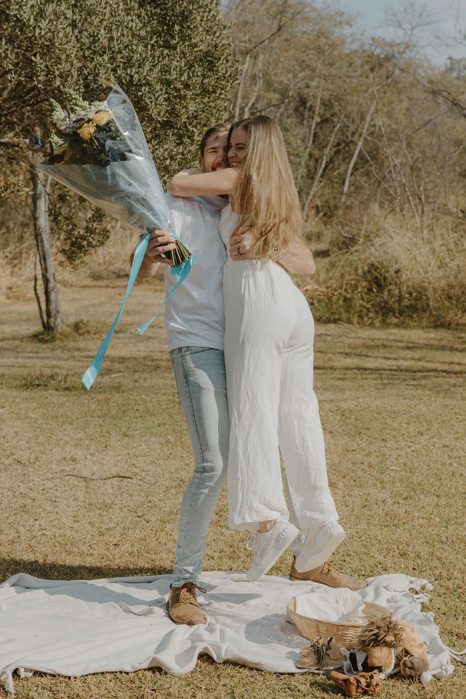 Baby boy pregnancy announcement and gender reveal