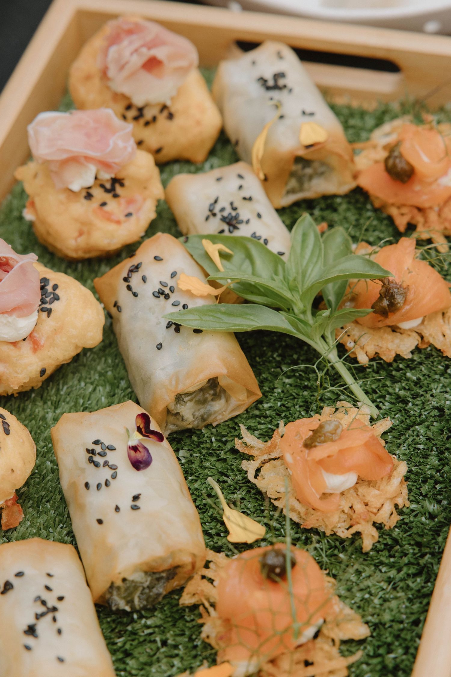 Photography of baby shower food
