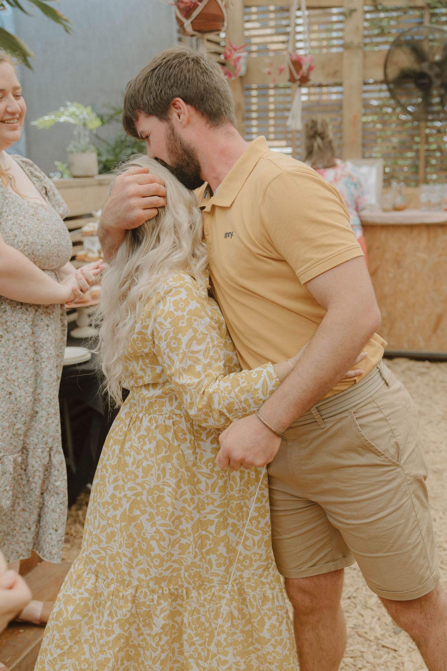Candid baby shower moments of mom-to-be celebrating pregnancy in Jeffrey’s Bay