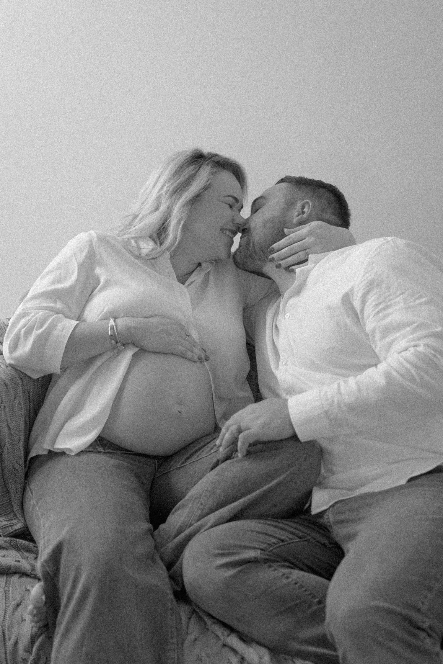 Natural light indoor maternity photography in Jeffrey’s Bay South Africa