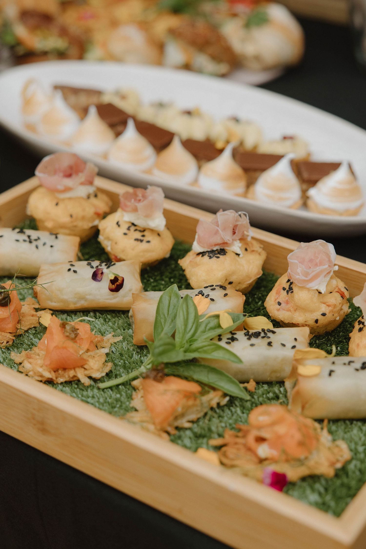 Photography of baby shower food