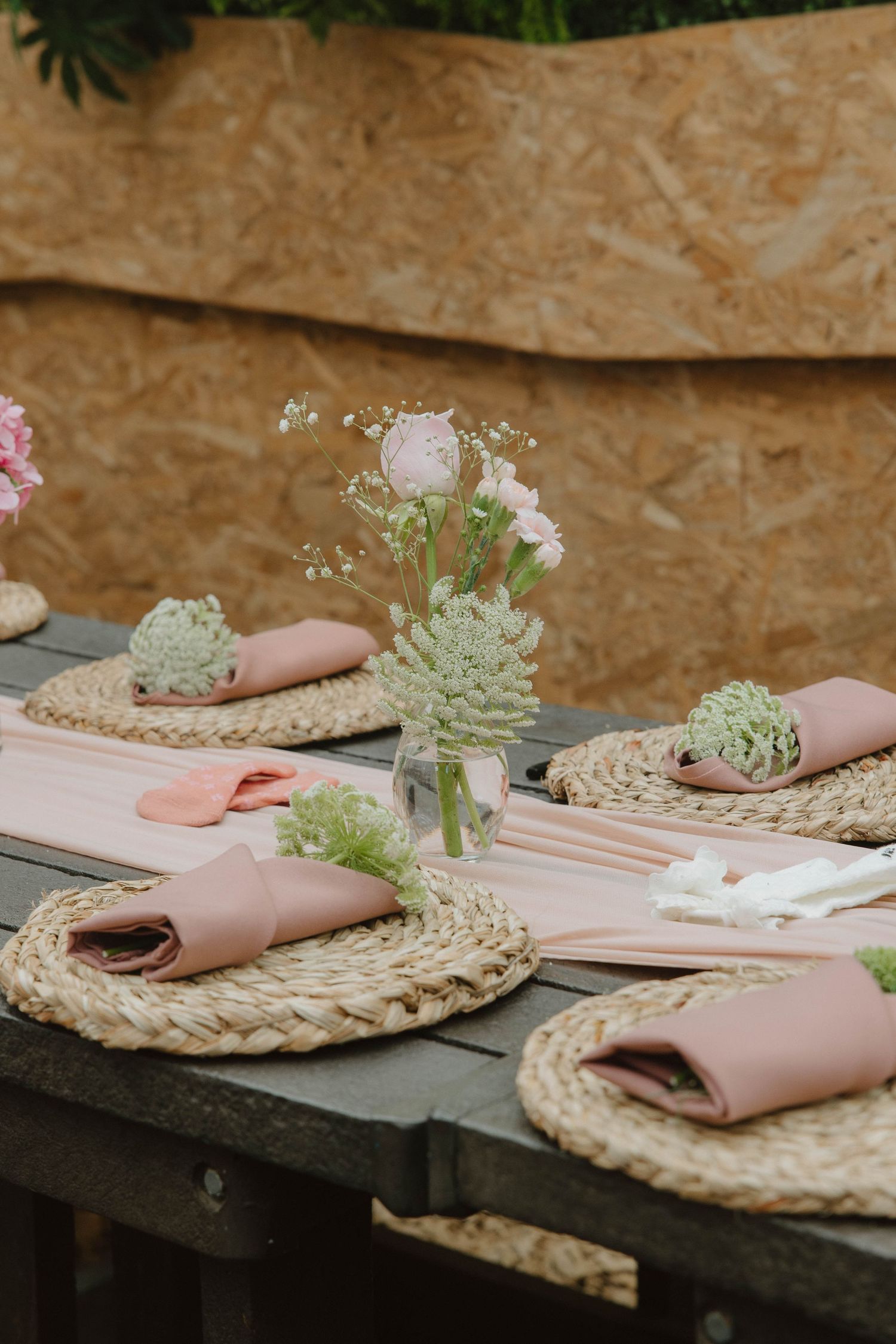 Outdoor baby shower decor setup in Jeffreys Bay