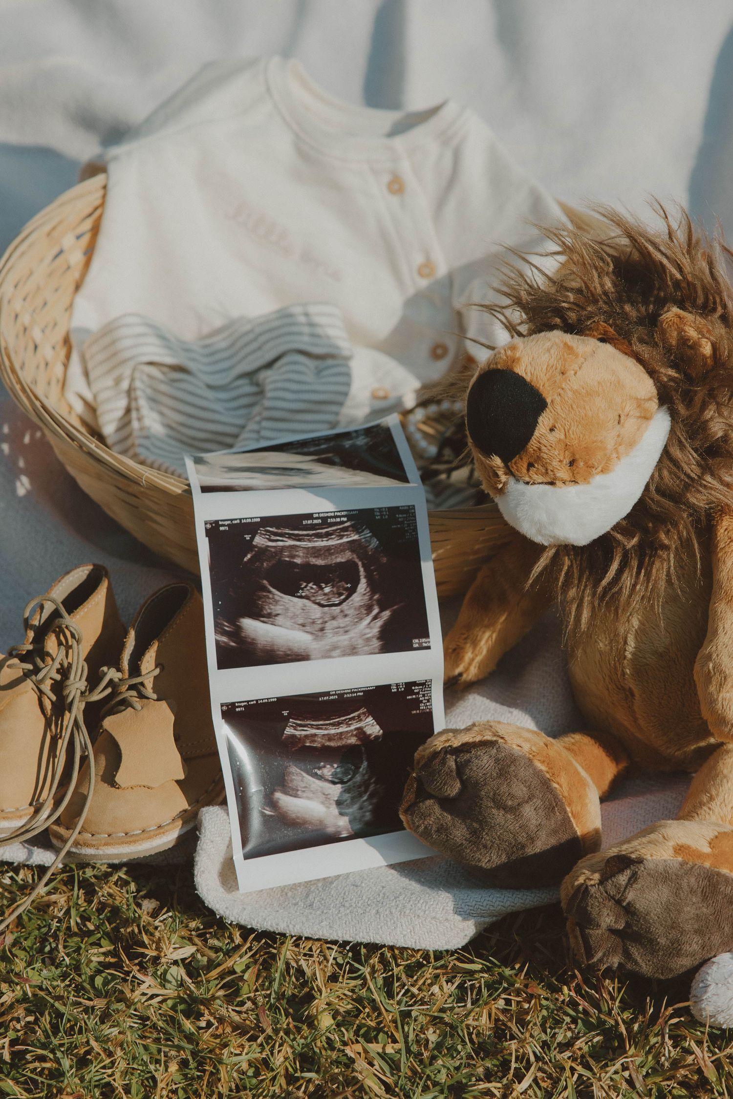 Baby boy pregnancy announcement and gender reveal