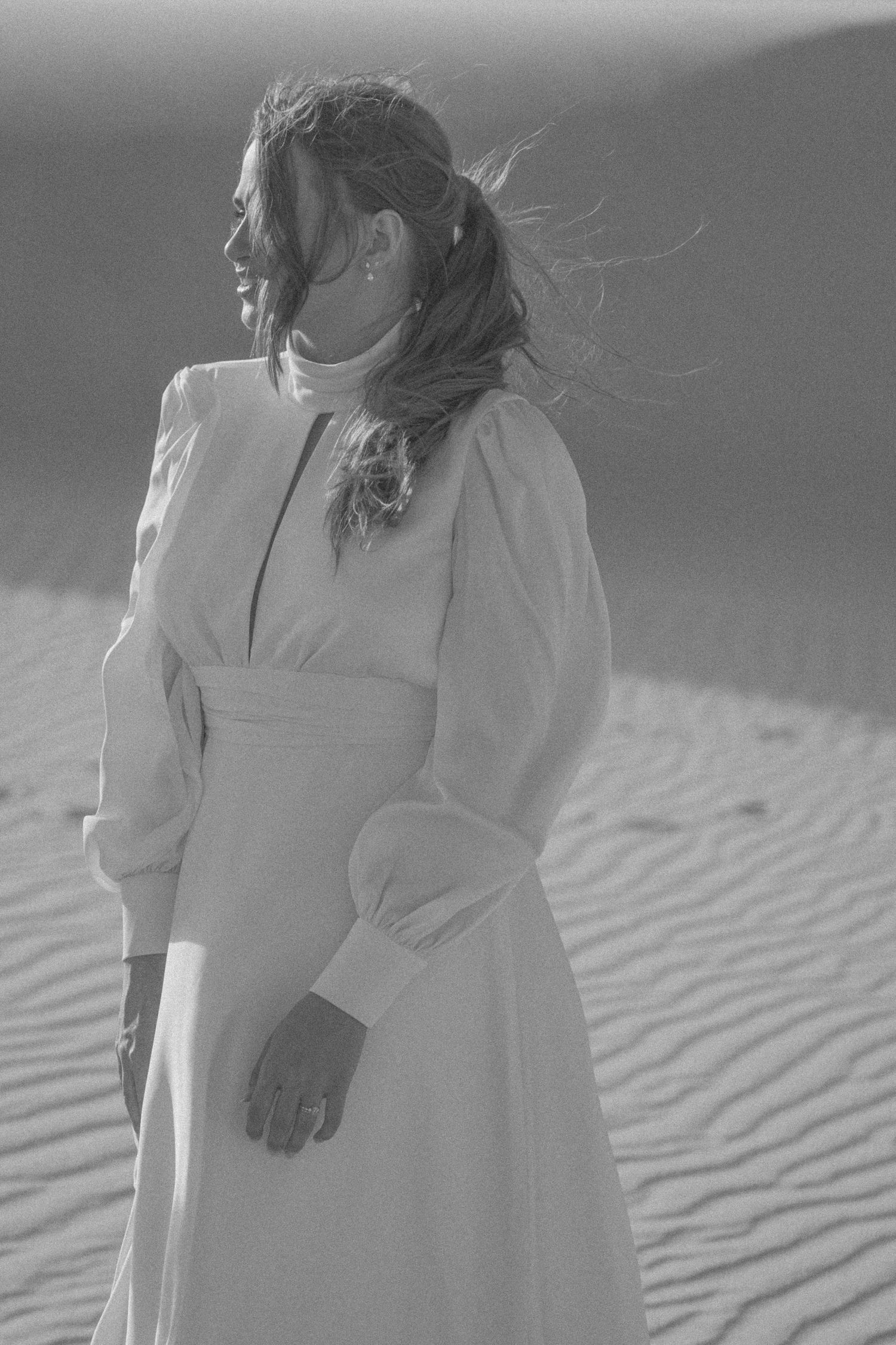 Bridal portrait on Eastern Cape beach