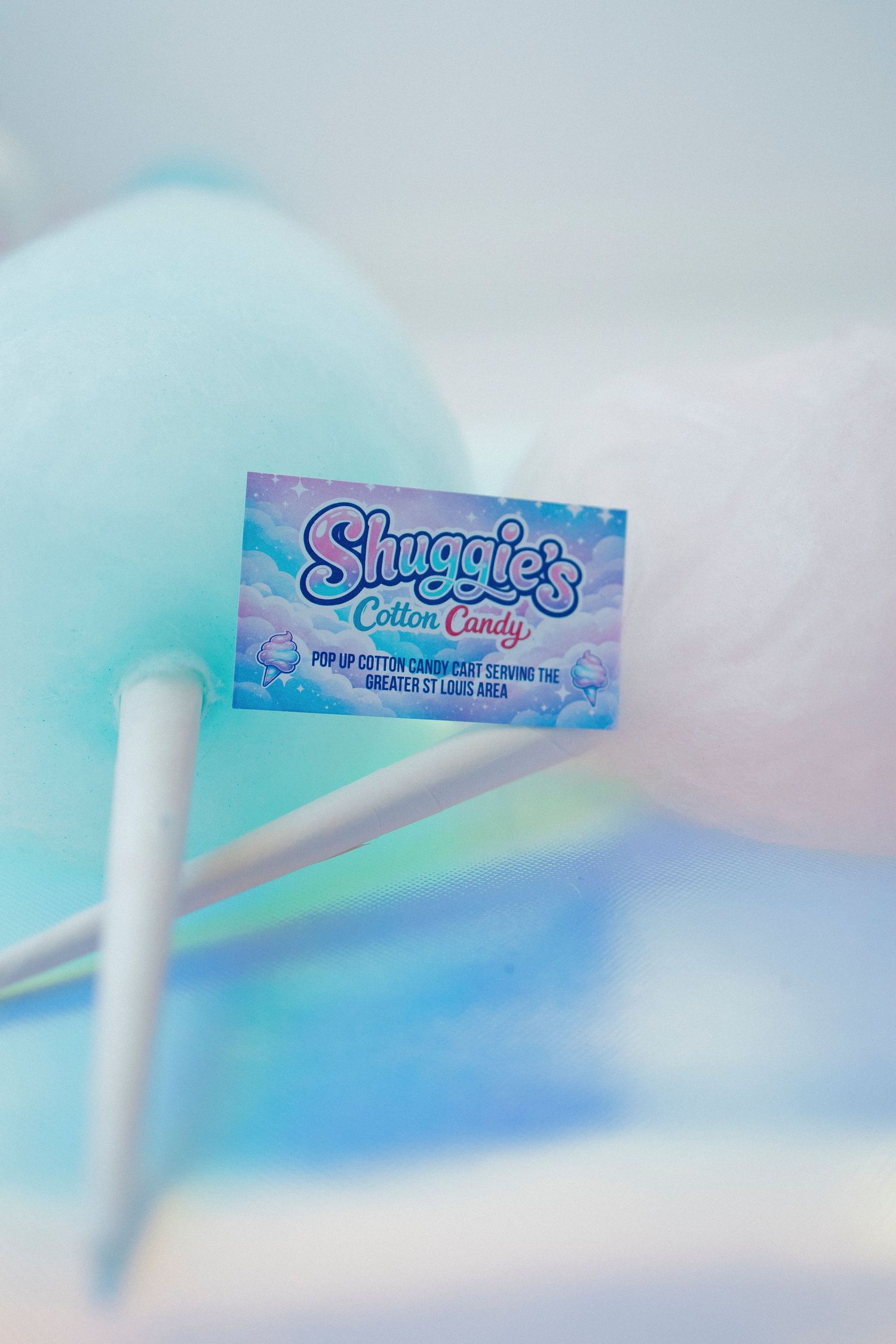 Shuggies Cotton Candy Branding photos