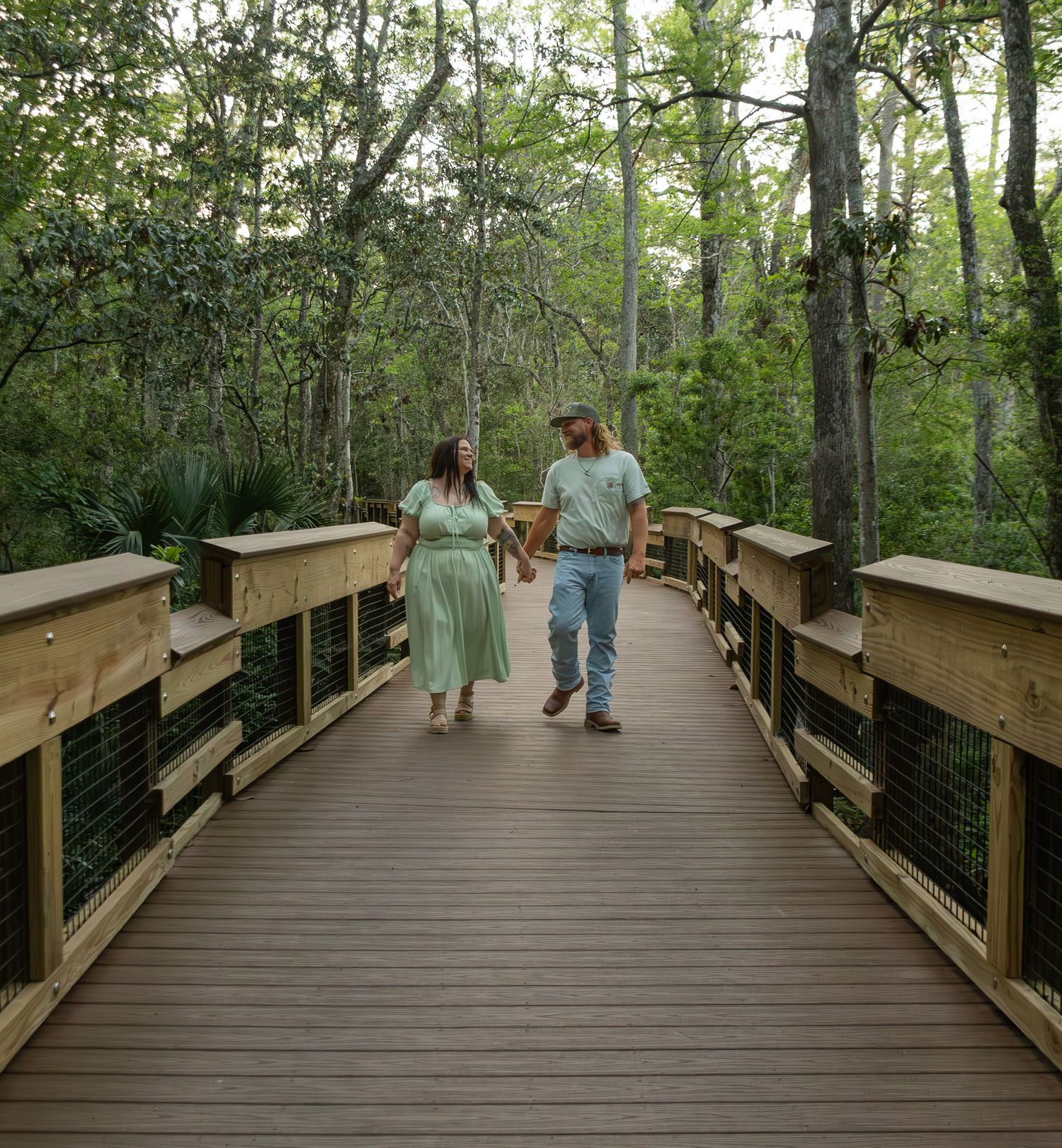 Natural light engagement portraits in Thomasville Georgia by Kaylin Ross Photography