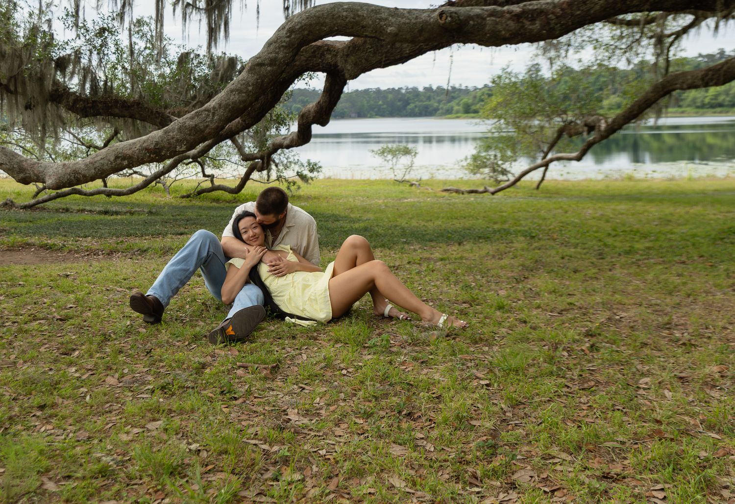 Couples portrait session at Alfred B. Maclay Gardens State Park, Tallahassee Florida, Kaylin Ross Photography