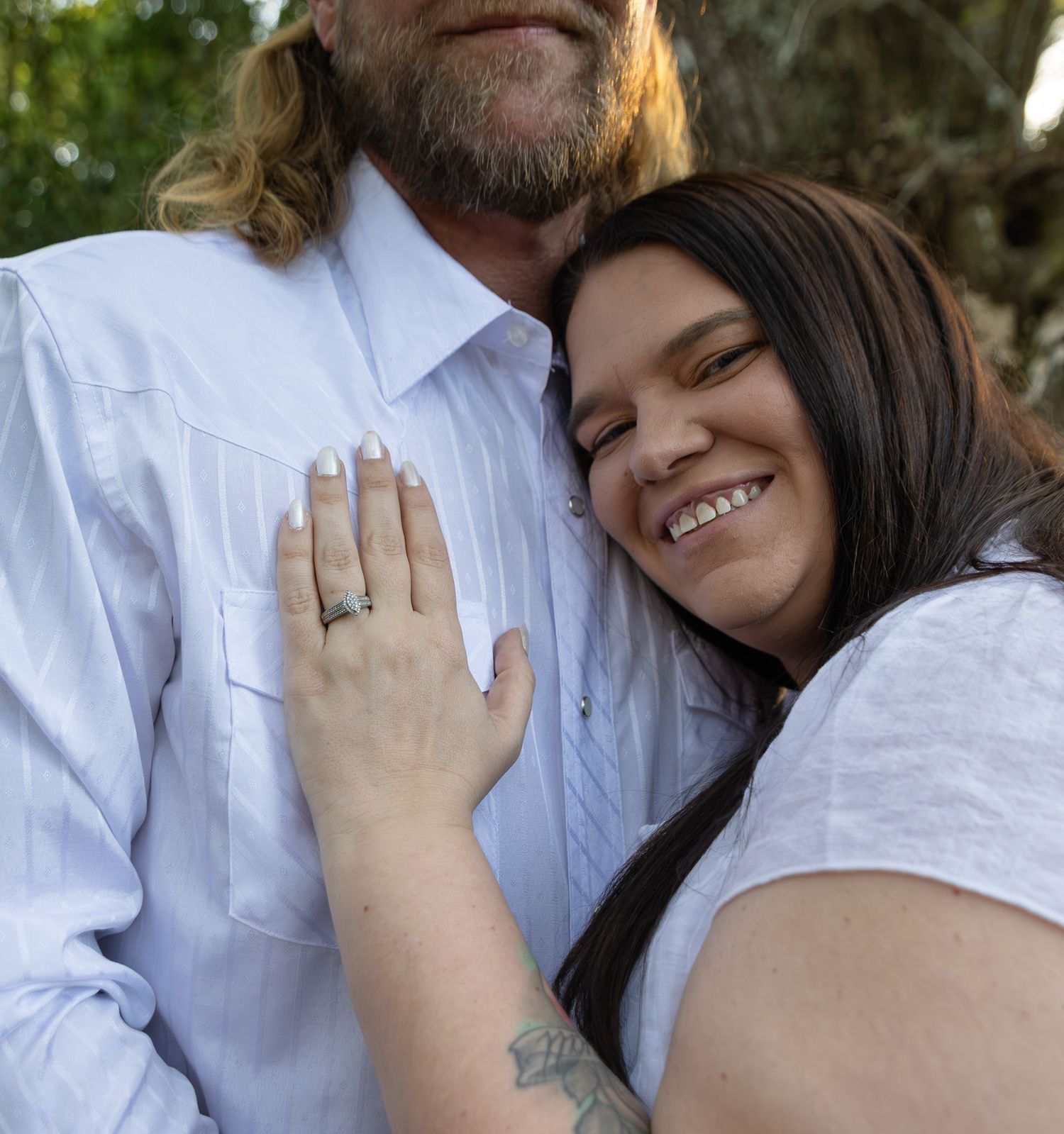 Romantic outdoor engagement portraits at Eden Gardens State Park FL by Kaylin Ross Photography