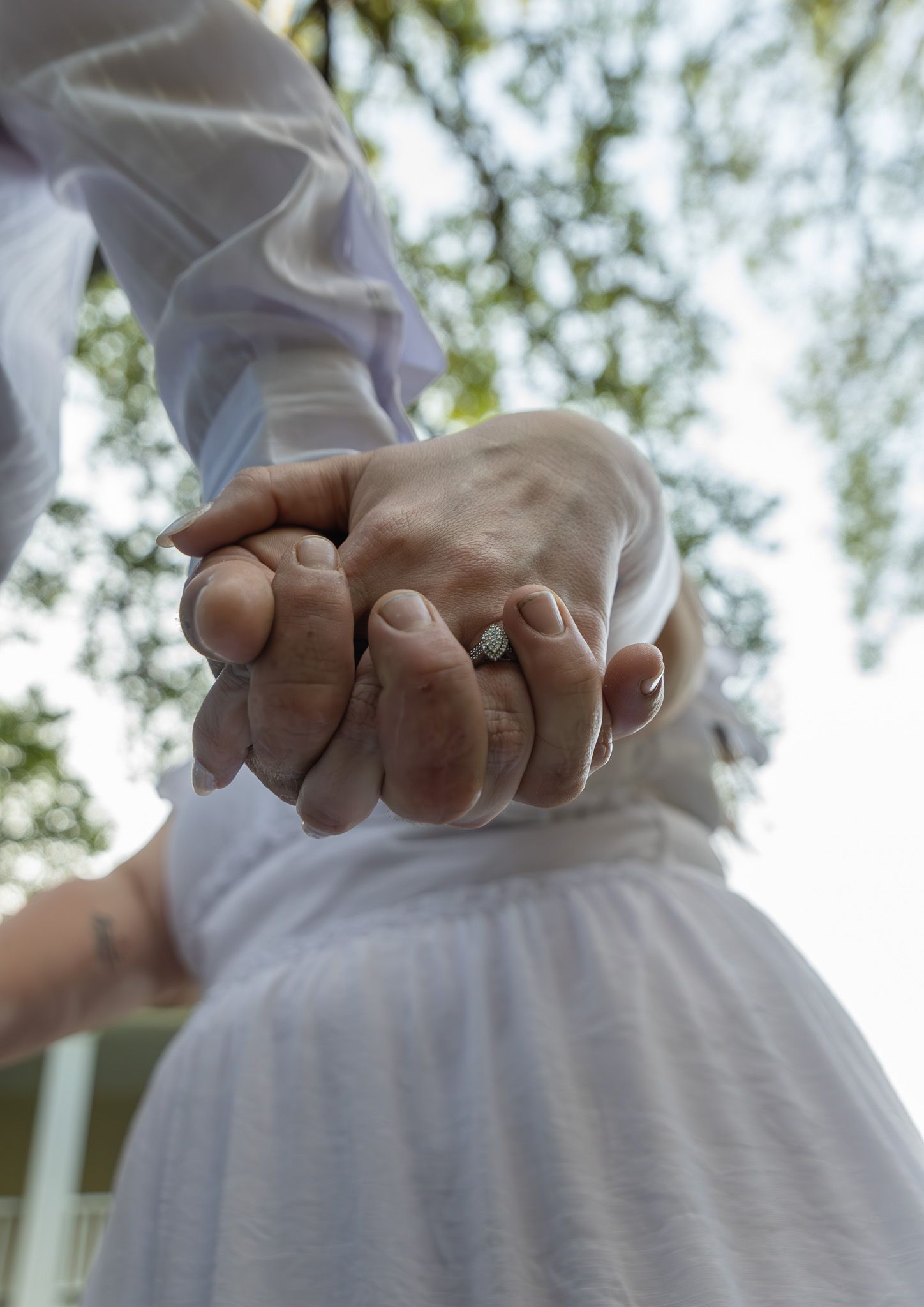 Romantic outdoor engagement portraits at Eden Gardens State Park FL by Kaylin Ross Photography