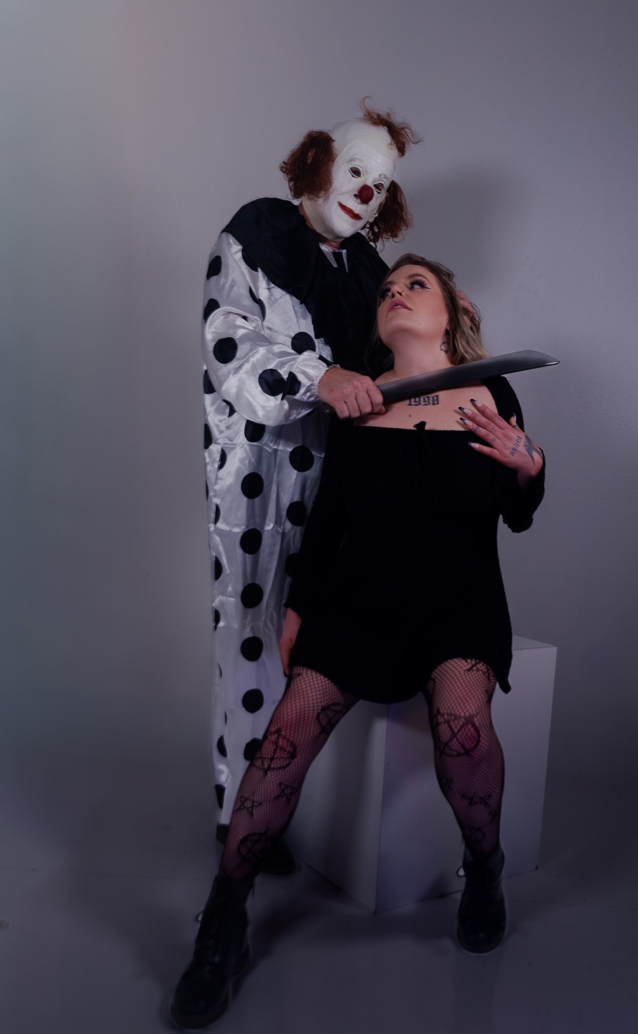 Spooky season creative photography session, styled editorial portraits by Kaylin Ross Photography