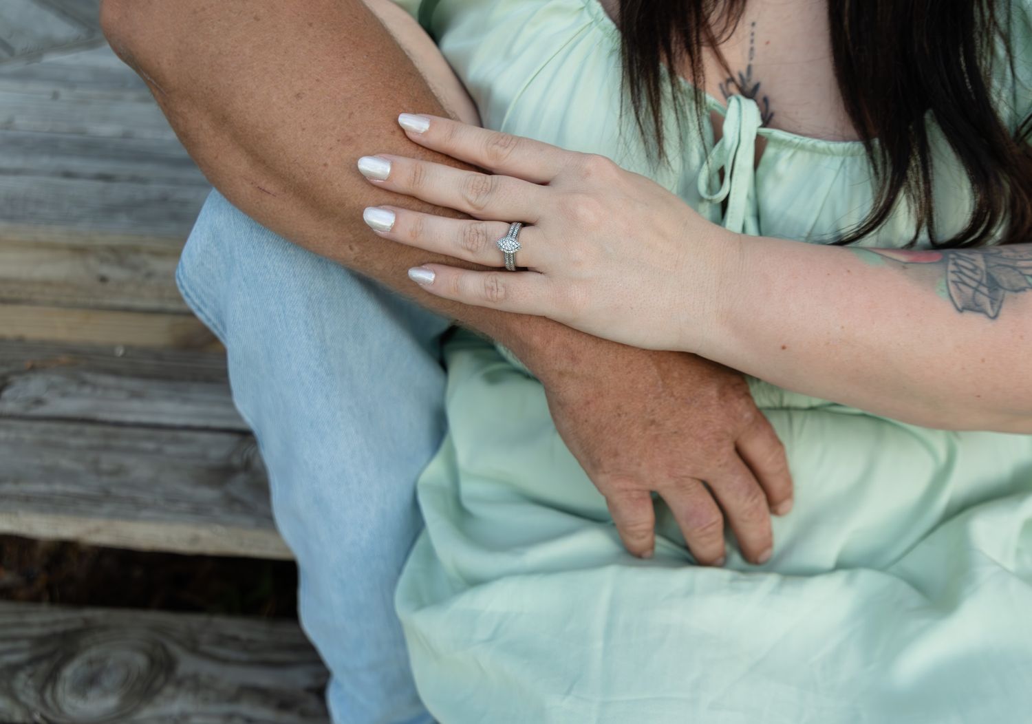 Natural light engagement portraits in Thomasville Georgia by Kaylin Ross Photography