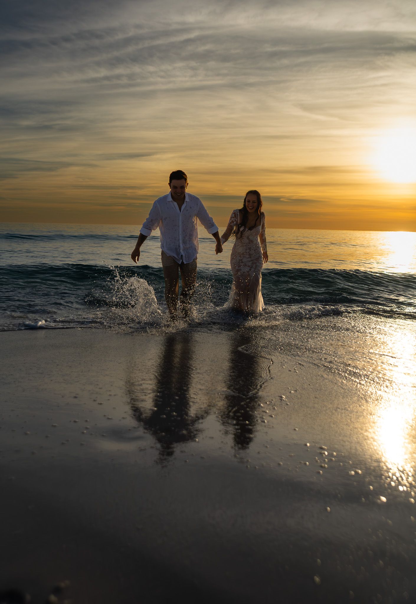 Golden hour elopement portraits on the Florida Panhandle at Grayton Beach, Kaylin Ross Photography