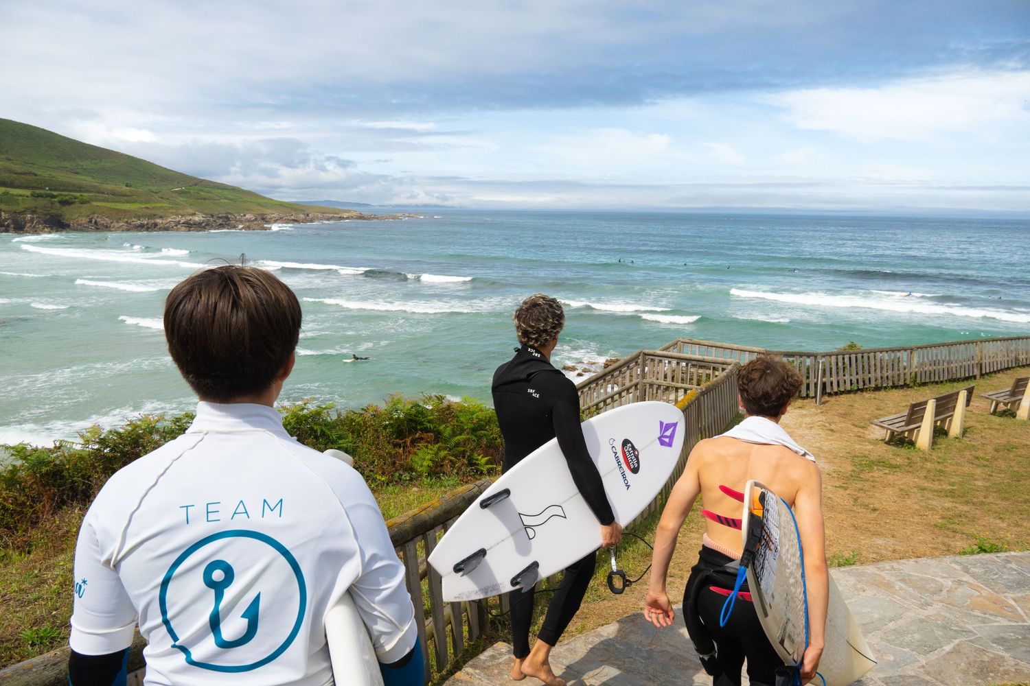 checking the surf