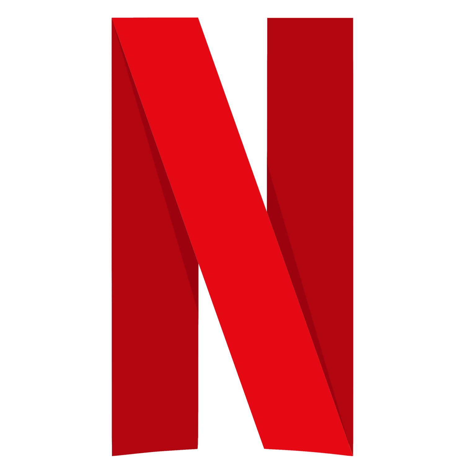 Netflix red logo icon featuring a bold letter N on a white background.