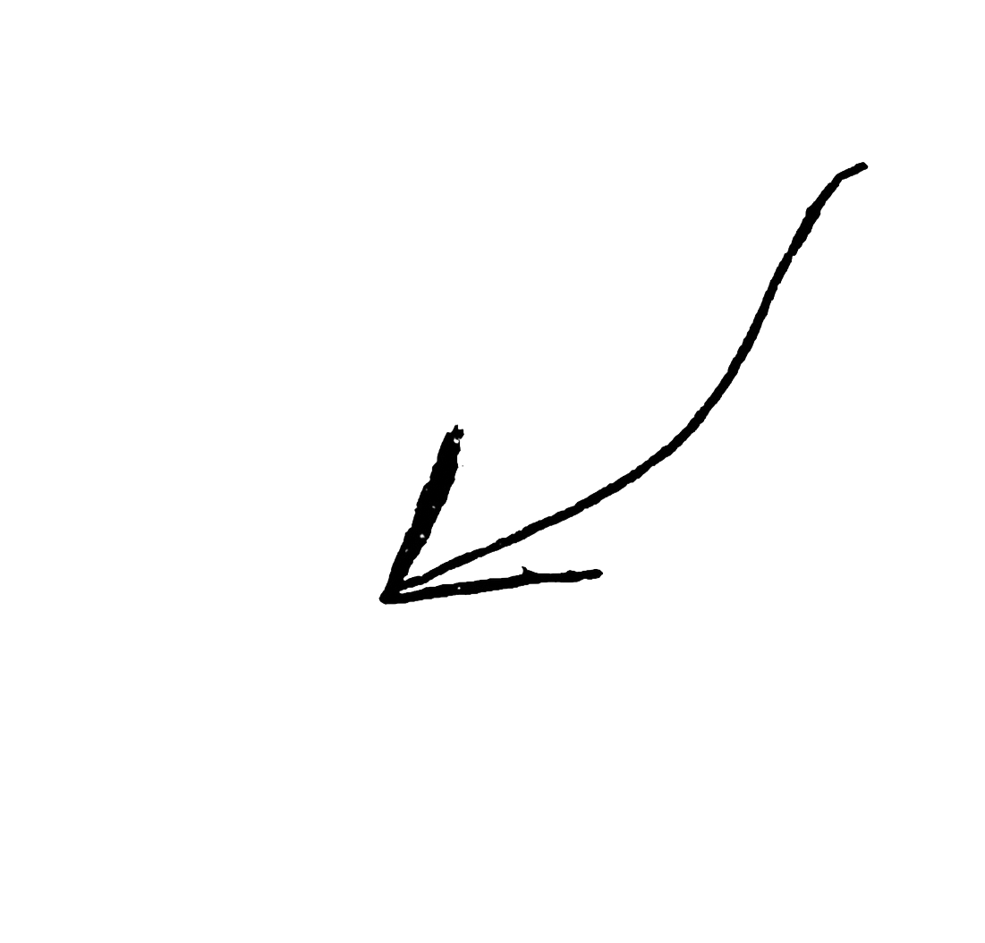 Black and white minimalist arrow design on a white background.