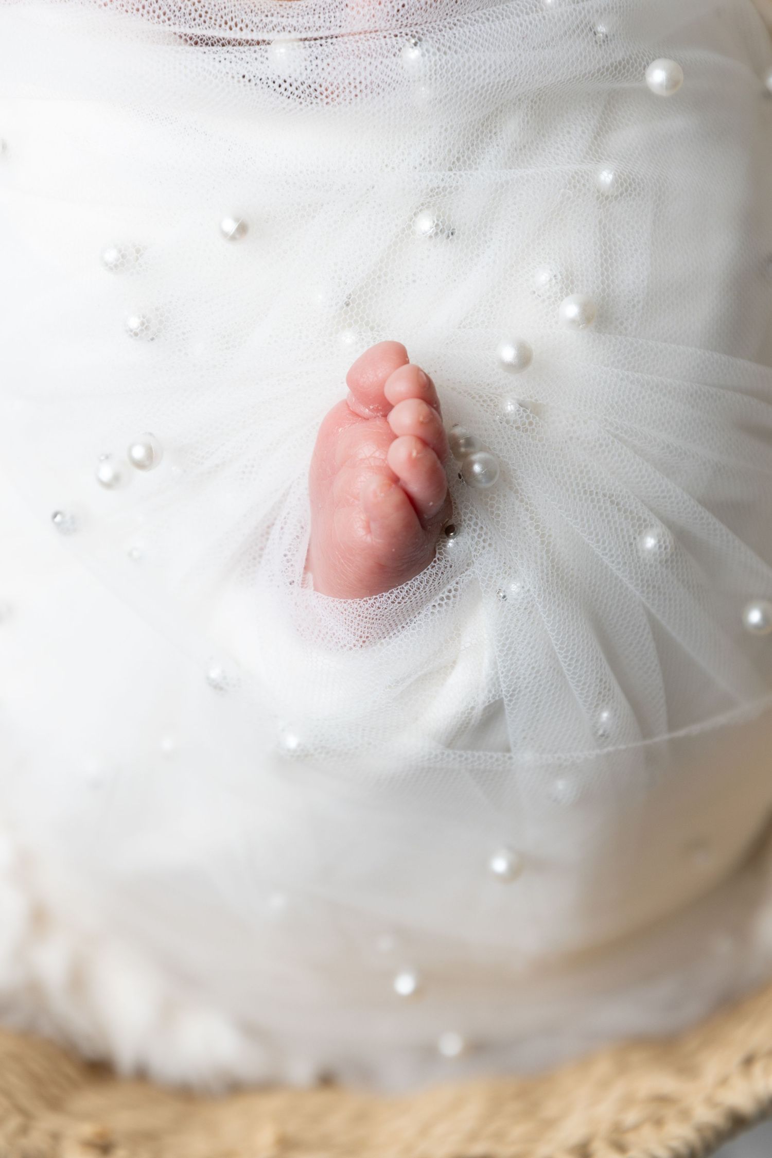 In home photographer capturing newborn details in clovis, CA