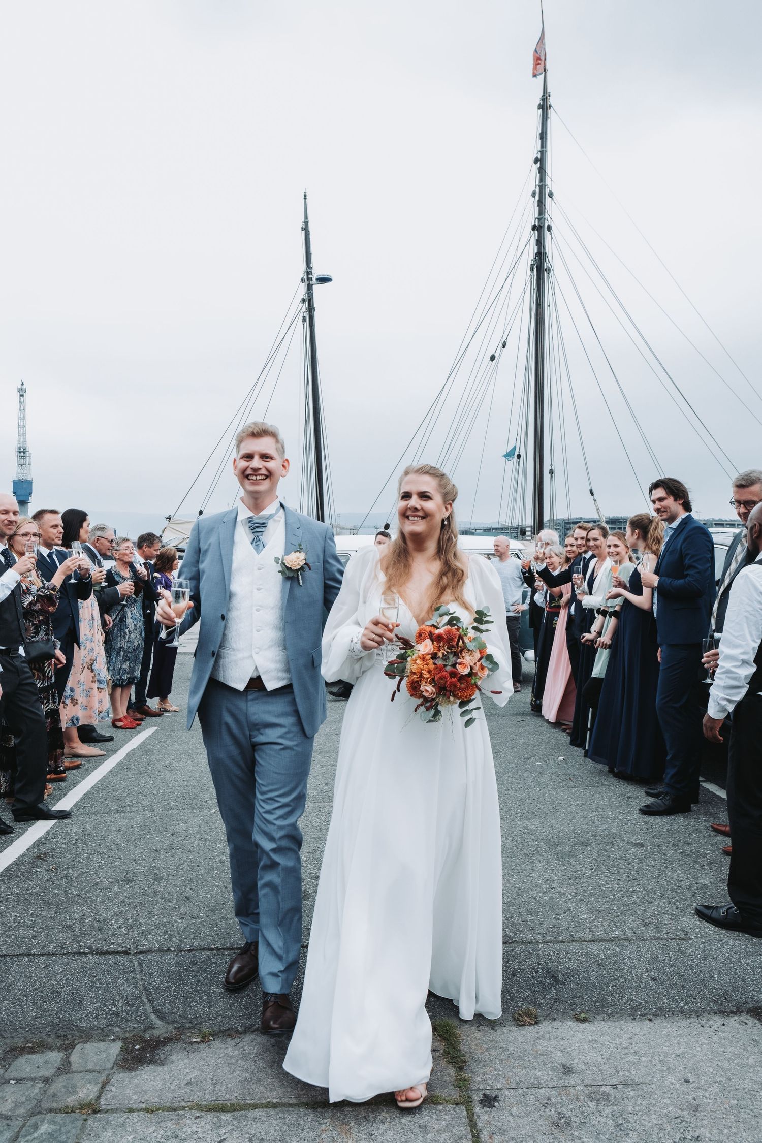 FOTOANE | Bryllupsfoto ved Drammen havn