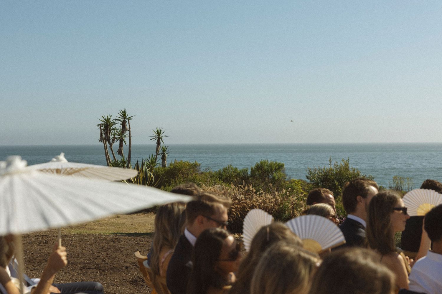 california cliffside wedding