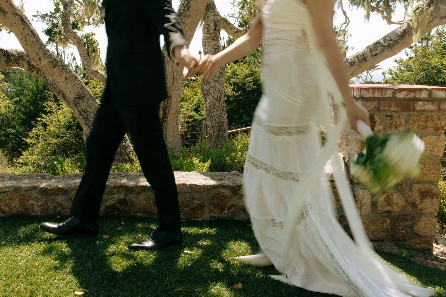 motion blur wedding photos